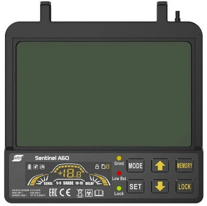 ESAB A60 Sentinel Adjustable Welding Helmet,14"x14"x10"