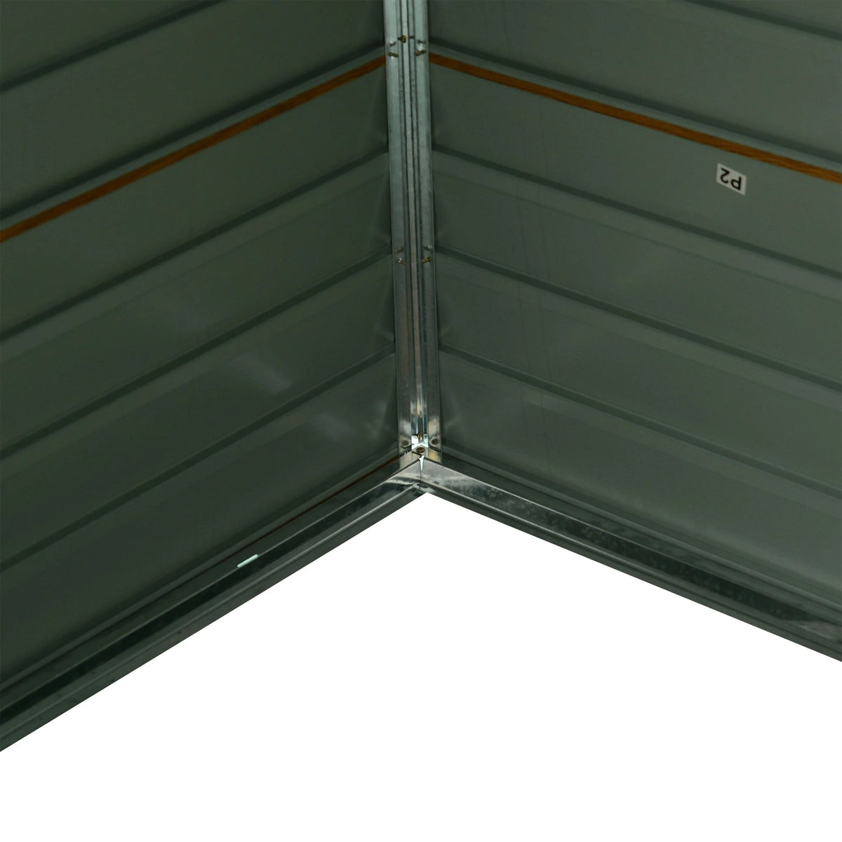 Outsunny 7' x 4' Metal Storage Shed Organizer, Garden Tool House with 4 Vents and 2 Sliding Doors for Backyard, Patio, Garage, Lawn, Dark Gray