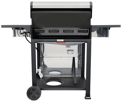 Kenmore BBQ Propane Gas Grill - 5 Burners with Side Burner & Searing Zone, 644 Sq. In. Stainless Steel Grill, 66,000 BTU, Ideal for Outdoor Cooking, Patio & Backyard, Black