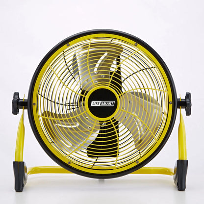 Open Box Lifesmart 12 In Rechargeable Battery Powdered Variable Speed Fan