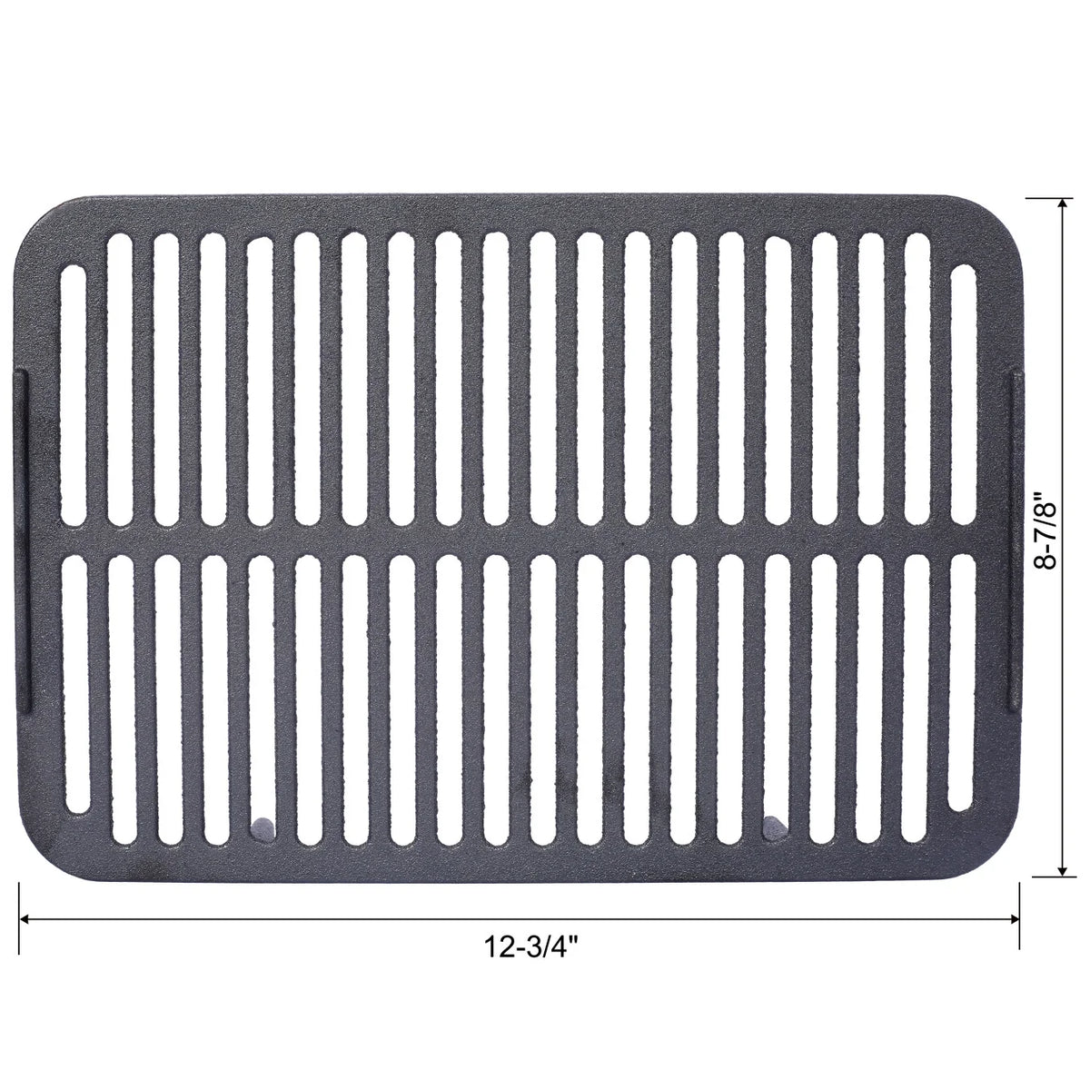Hibachi Grill, 16" Portable Cast Iron Outdoor Tabletop Grill, Handled Mini Japanese BBQ Charcoal Stove, Small Durable Camping Cast Iron Grill with Grate Hook