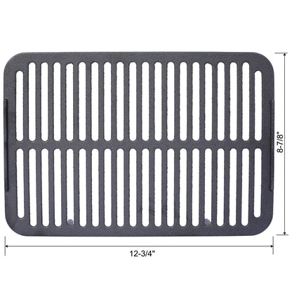 Hibachi Grill, 16" Portable Cast Iron Outdoor Tabletop Grill, Handled Mini Japanese BBQ Charcoal Stove, Small Durable Camping Cast Iron Grill with Grate Hook
