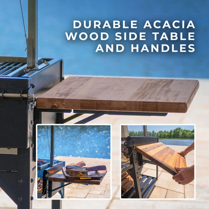 Backyard Discovery Argentine Santa Maria Heritage Wood Fire & Charcoal Grill, Fire Bricks