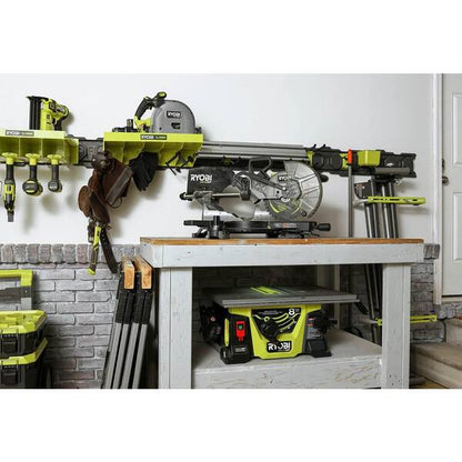 ONE+ HP 18V Brushless Cordless 2-Tool Combo Kit with Miter Saw and Compact Portable Jobsite Table Saw (Tools Only)