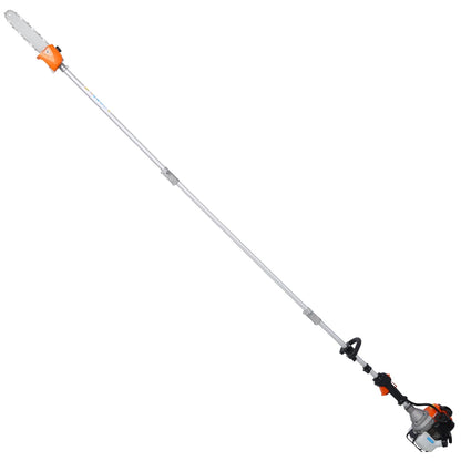 Docooler 10 in 1 Multi-Functional  Tool, 33CC 2-Cycle Garden Tool System with Gas Pole Saw, Hedge Trimmer, Grass Trimmer, and Brush  EPA Compliant