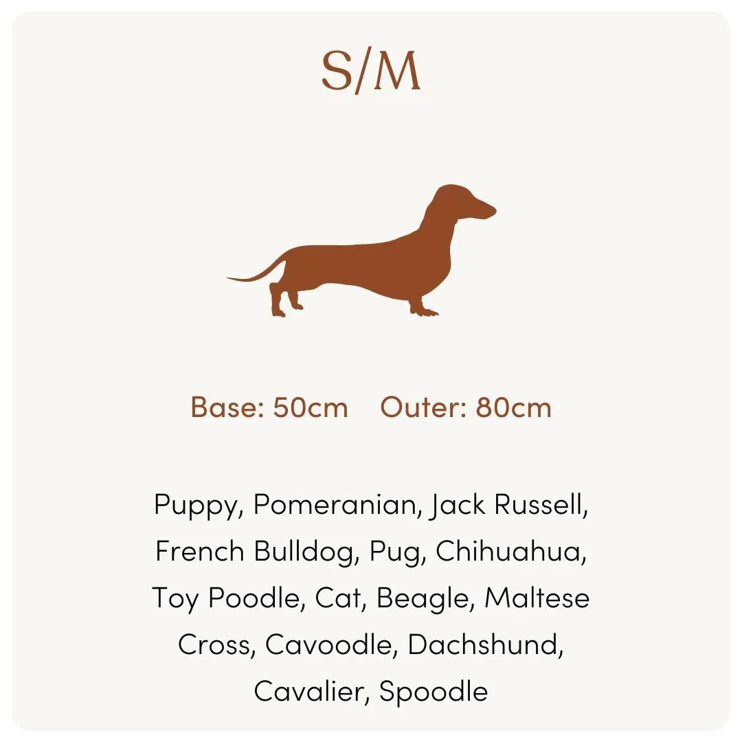 Luxury Boucle Dog Bed