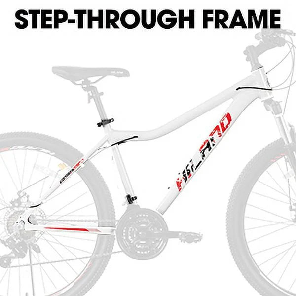 Hiland Mountain Bike for Woman, Shimano 21 Speed 26 inch Wheels Mountain Bicycle, Mint Green