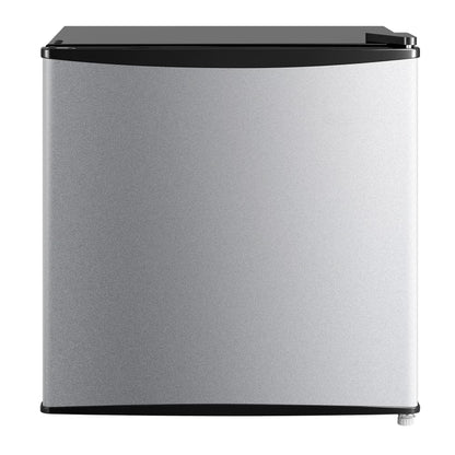 Mainstays 1.7 Cu. ft. Single Door Mini Refrigerator, Stainless Steel Look
