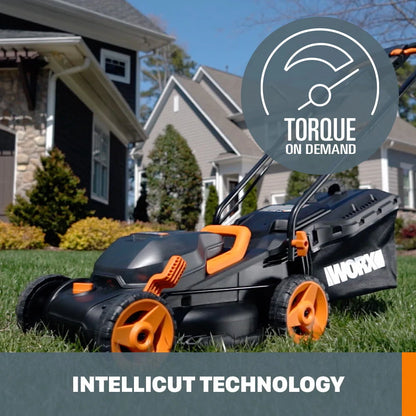 Worx WG779 40V Power Share 4.0Ah 14" Cordless Lawn Mower (Battery and Charger Included)