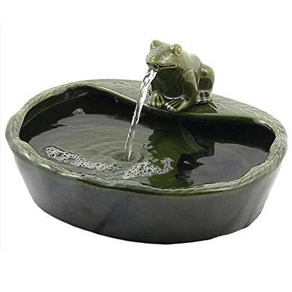 ASC Terracotta Sundance Ceramic Solar Water Fountain