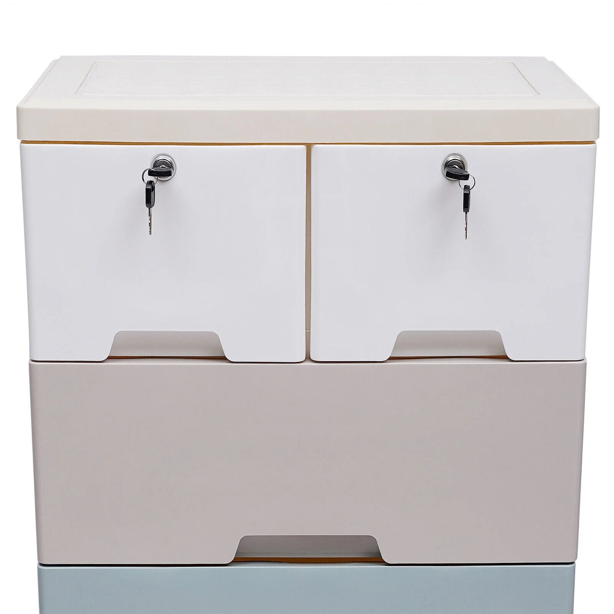 5-Layer Living Room Cabinet Baby Clothes Storage Plastic Chest Of Drawers Household Kids Clothes Forcer Plastic Storage 6 Drawers Toy Books Storage PP Material Colorful Drawer Clothes Cabinets
