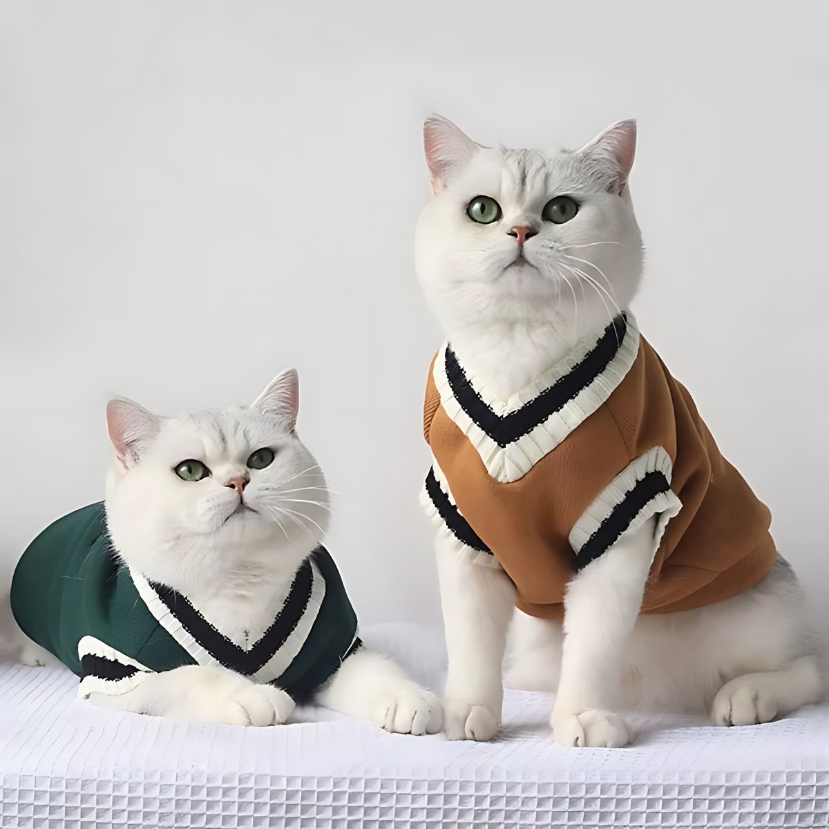 Winter Dog & Cat Sweater – Soft Pullover Vest for Small Dogs & Kittens