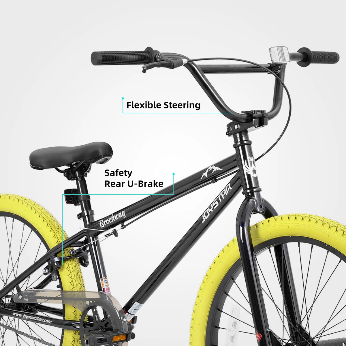 JOYSTAR Brockway Freestyle Kids BMX Bikes 20" Kids Bicycles for 6-11 Years Old Boys Girls, Multiple Colors