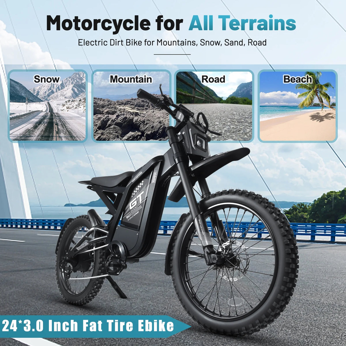 Hipatoo 26" Electric Bike 500W 20MPH E-bike, 36V 10.4Ah Battery, Ebike for Adults, E Bike UL2849