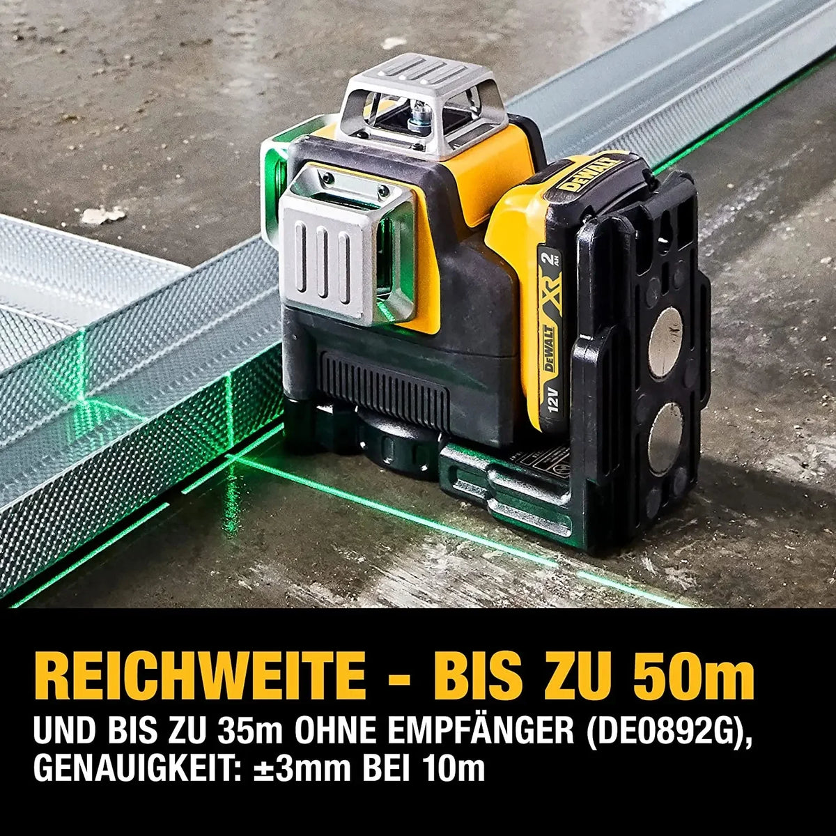 DeWalt? DW089LG 12V Max Laser Level, 3-Way 360 Green Degrees Professional Architectural Laser, Rotary and Linear Laser Levels???for Laser for Home Renovation Layout or Architectural Design
