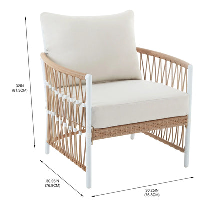Better Homes & Gardens Lilah 2-Pack Outdoor Wicker Lounge Chairs, Black