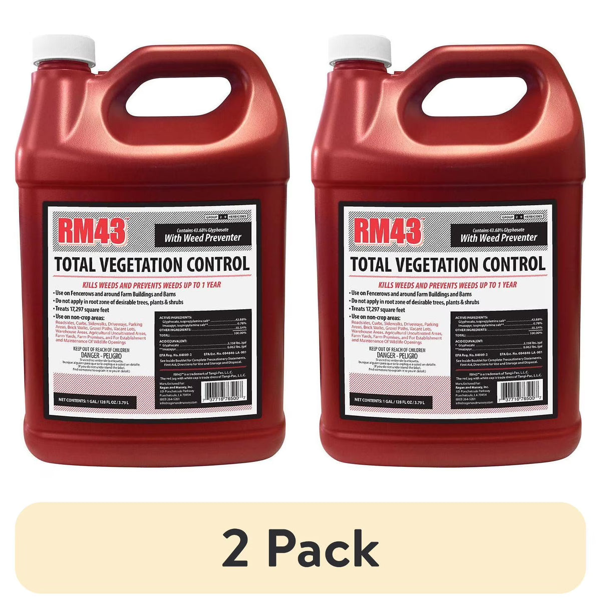 RM43 Total Vegetation Control, (128 oz) - 1 gallon