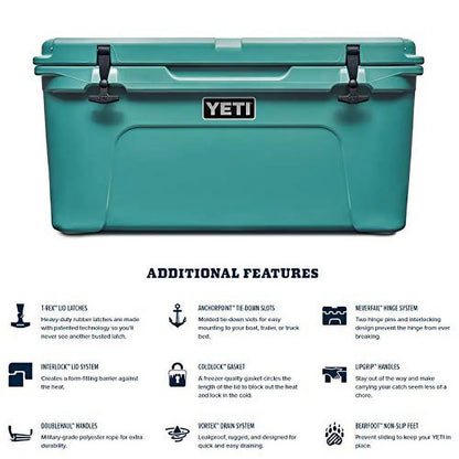 YETI Tundra 65 Cooler, Aquifer Blue