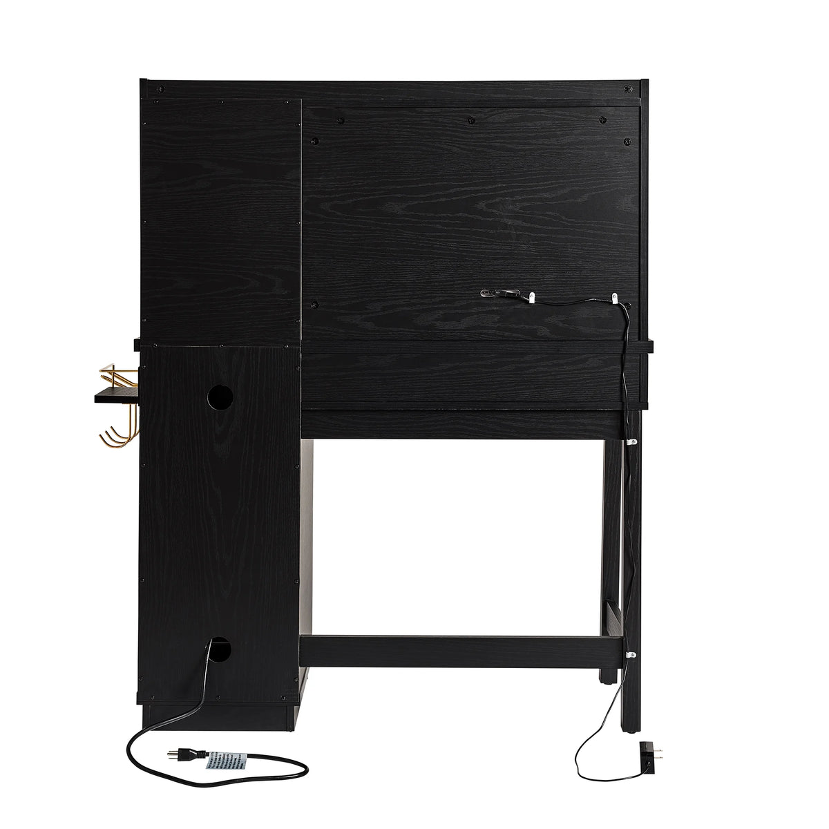 Better Homes & Gardens Lillian Vanity Desk with LED Lighted Mirror, White Finish