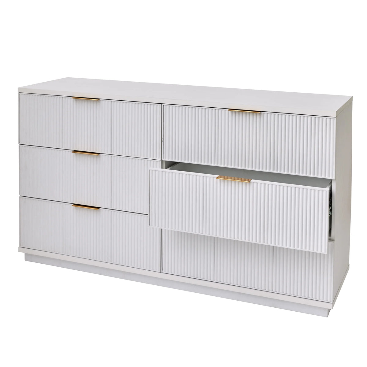 Better Homes and Gardens Lillian 6 Drawer Dresser, White