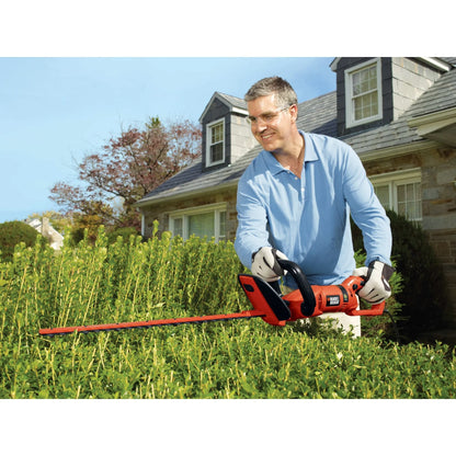 BLACK+DECKER HH2455 3.3 Amp HedgeHog 24" Hedge Trimmer with Rotating Handle