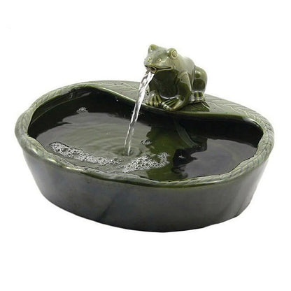 ASC Terracotta Sundance Ceramic Solar Water Fountain
